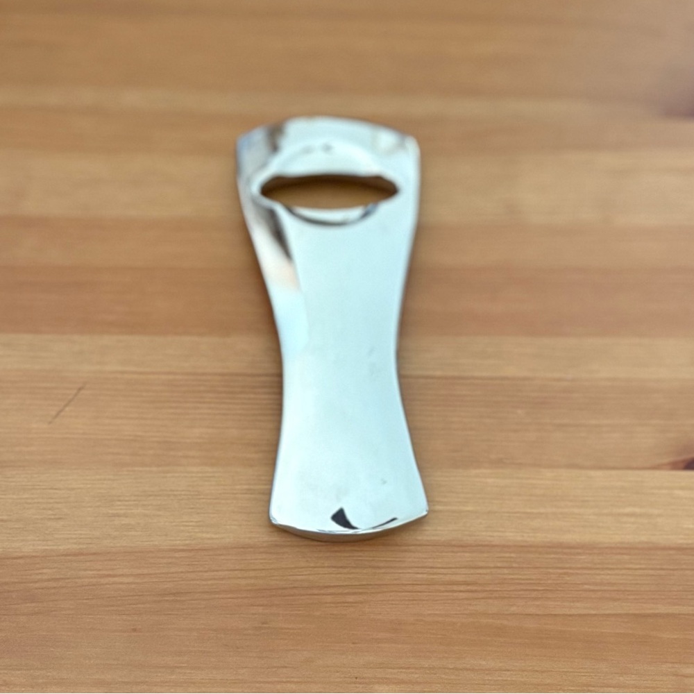 Nambe Titan Bottle Opener Sliver Alloy Metal Minimalist Retired - Picture 9 of 9